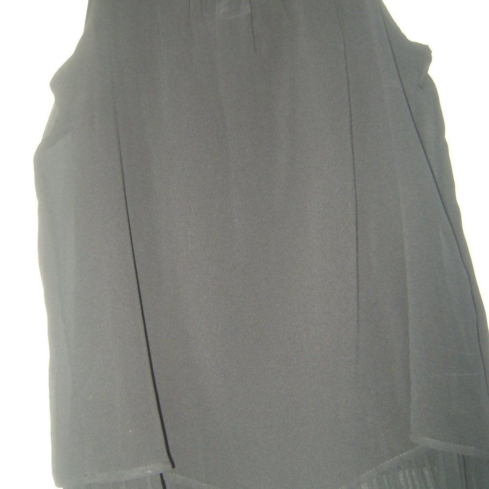 evening black blouse